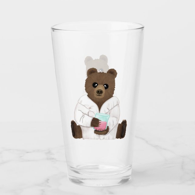 Science Bear Glass (Front)