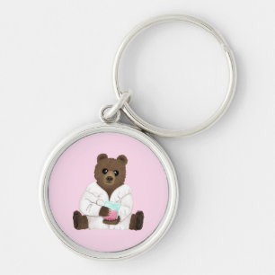Science Bear Key Ring