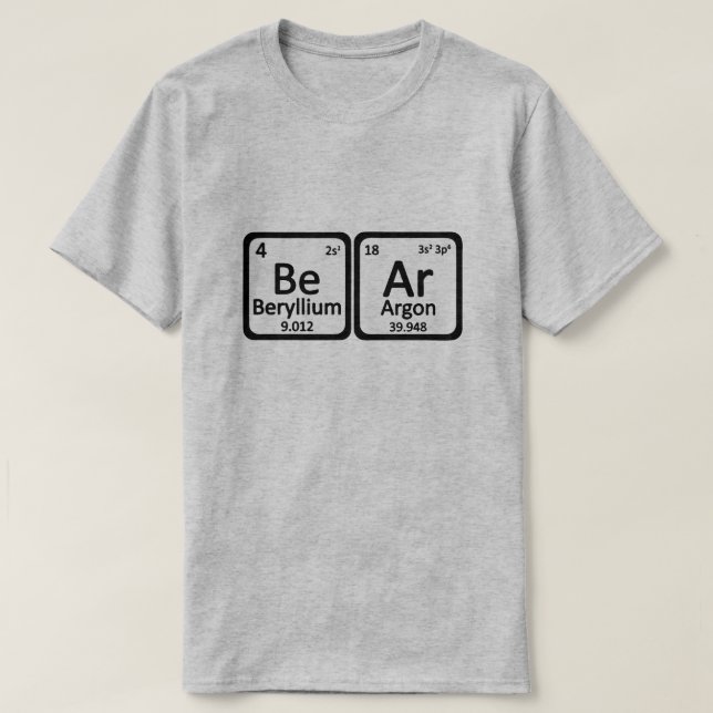 SCIENCE BEAR T-Shirt (Design Front)