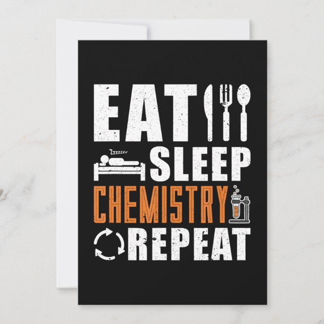 Science Biology Chemist Gift Chemistry Holiday Card (Front)