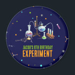 Science Birthday Magnet<br><div class="desc">Elevate the science-themed party atmosphere with our Chemistry Set Kids Birthday magnet! These vibrant magnets feature a captivating design of a chemistry set with neon-coloured accents, perfectly complementing your science-themed celebration. Add a touch of scientific charm to your party with these delightful magnets!</div>