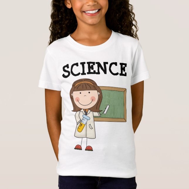 Science Cartoon T-Shirt (Front)