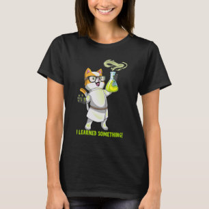 Science Cat Chemistry Cute Cation Pawsitive Elemen T-Shirt