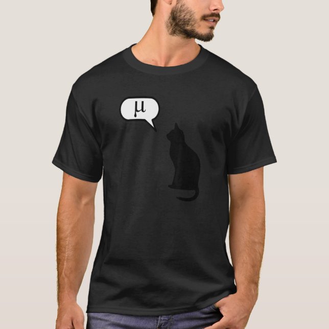 Science Cat Math Cat Statistics Cat Kitten Biology T-Shirt (Front)