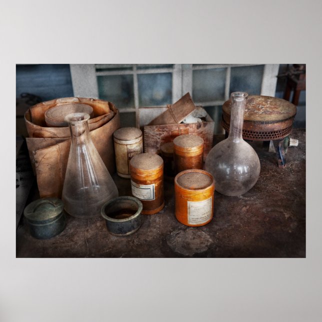 Science - Chemist - Ready to experiment Poster (Front)