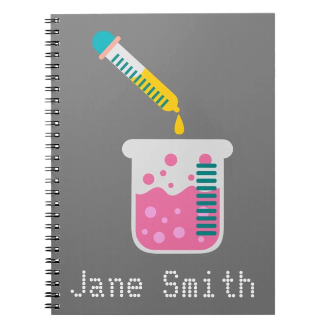 Science chemistry cute science equipment notebook (Front)