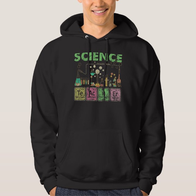 Science Chemistry Elements Laboratory Hoodie (Front)