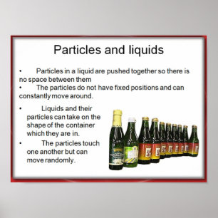Science, Chemistry, Particles in liquids Poster