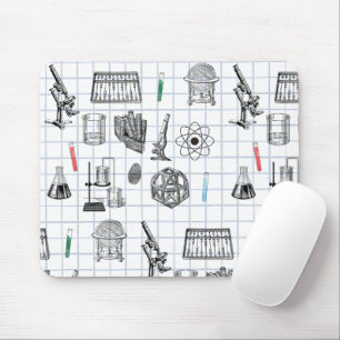 Science Chemistry Scientist Pattern Mouse Pad