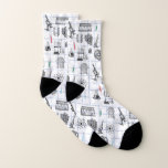 Science Chemistry Scientist Pattern Socks<br><div class="desc">A science themed chemistry pattern ideal for anyone who loves science,  chemistry,  biology etc. An ideal gift for scientists no matter the age.</div>
