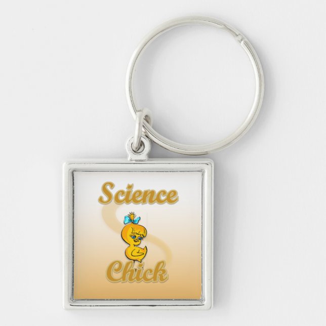 Science Chick Key Ring (Front)