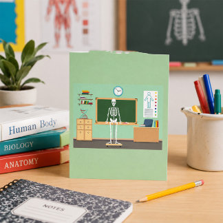 Science Class Skeleton Invitation