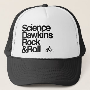 Science dawkins rock & roll trucker hat