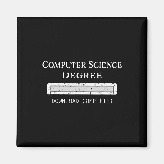 Science Degree Graduation  Magnet (Front)