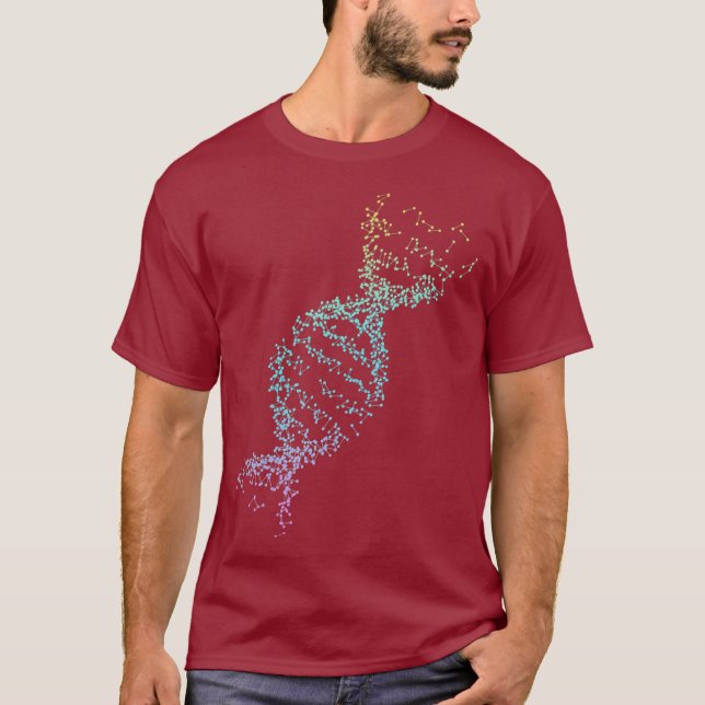 Science DNA Double Helix Women Men Professor T-Shirt (Front)