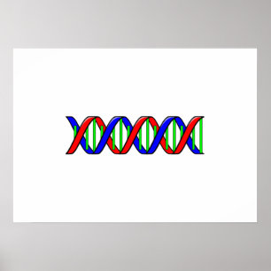 Science DNA Strand Poster