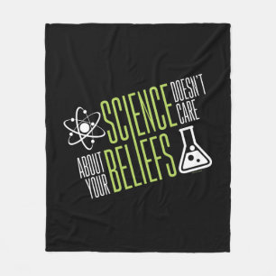 Science Doesn't Care Fleece Blanket