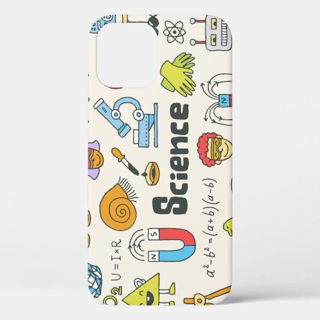 Science Doodles: Hand-Drawn School Set. Case-Mate iPhone Case (Back)