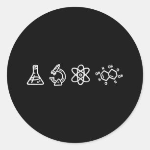 Science Elements Classic Round Sticker