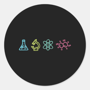 Science Elements Classic Round Sticker