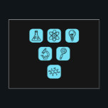 Science Elements Items Postcard<br><div class="desc">Cool Science Design featuring several science related elements. A perfect match for every scientist,  science student,  science teacher and science lover.</div>