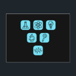 Science Elements Items Postcard<br><div class="desc">Cool Science Design featuring several science related elements. A perfect match for every scientist,  science student,  science teacher and science lover.</div>