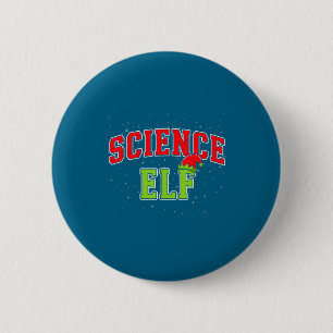 Science Elf Christmas Family Matching Group Xmas S 6 Cm Round Badge