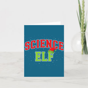 Science Elf Christmas Family Matching Group Xmas S Card