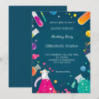 Science Experiment Party Invitation – Fun Lab
