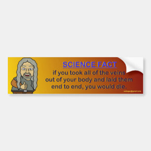 science fact bumper sticker