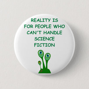 science fiction 6 cm round badge