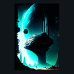 Science Fiction Alien Landscape 103 Poster<br><div class="desc">Science Fiction Alien Landscape 103</div>