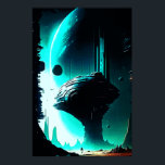 Science Fiction Alien Landscape 103 Poster<br><div class="desc">Science Fiction Alien Landscape 103</div>