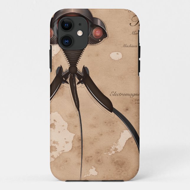 Science Fiction Alien Tripod Attack! Case-Mate iPhone Case (Back)