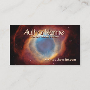 Science Fiction Author Helix Nebula Business Card