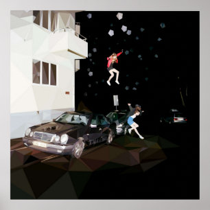 Science Fiction by Brand New Poly Art Poster