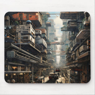 Science Fiction City Mouse Pad