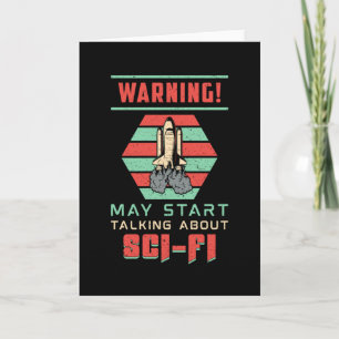 Science Fiction Day Space Alien Science Nerds Gift Card