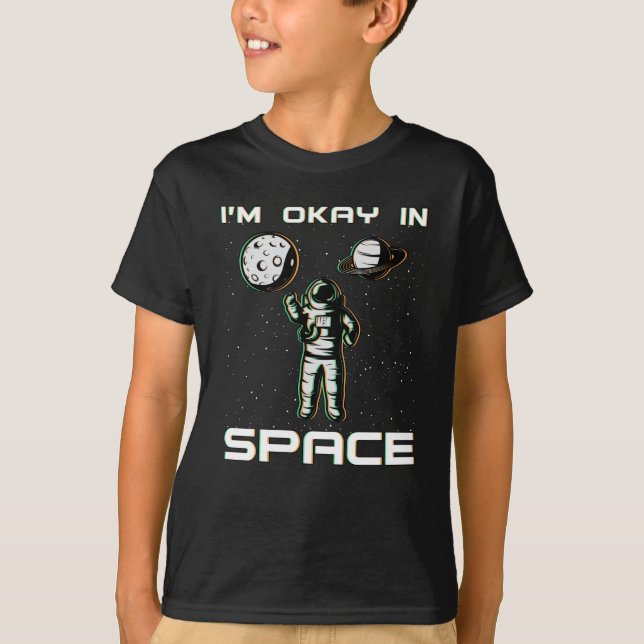 Science Fiction Day Space Science Alien Nerds Gift T-Shirt (Front)