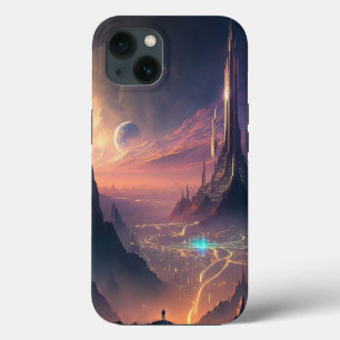 Science Fiction Futuristic City Case-Mate iPhone C iPhone 13 Case