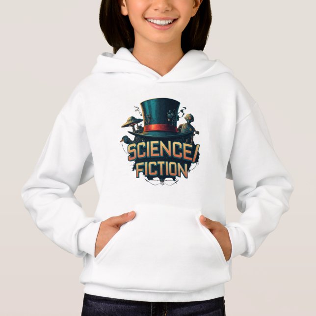 Science/Fiction Girl's Pullover Hoody (Front)