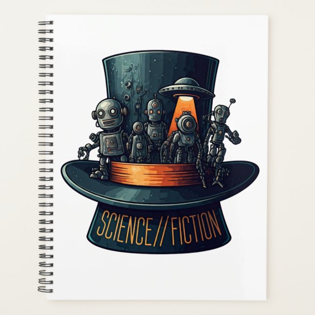 Science//Fiction Notebook Planner (Front)