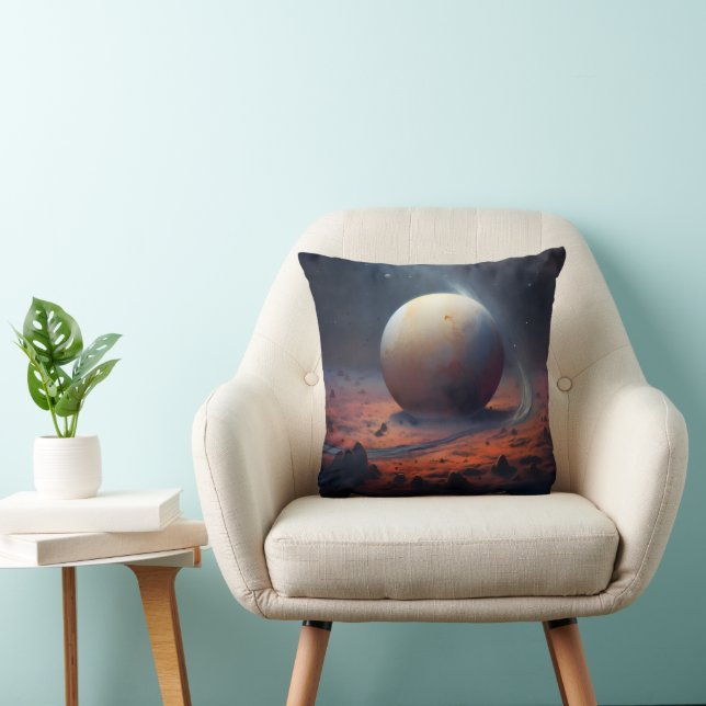 Science Fiction Planet Landscape Cushion (Chair)