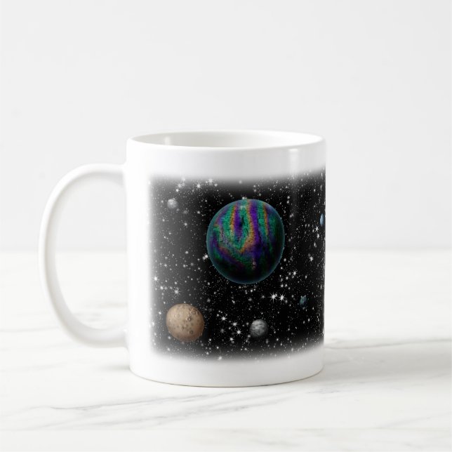 Science fiction planets mug (Left)