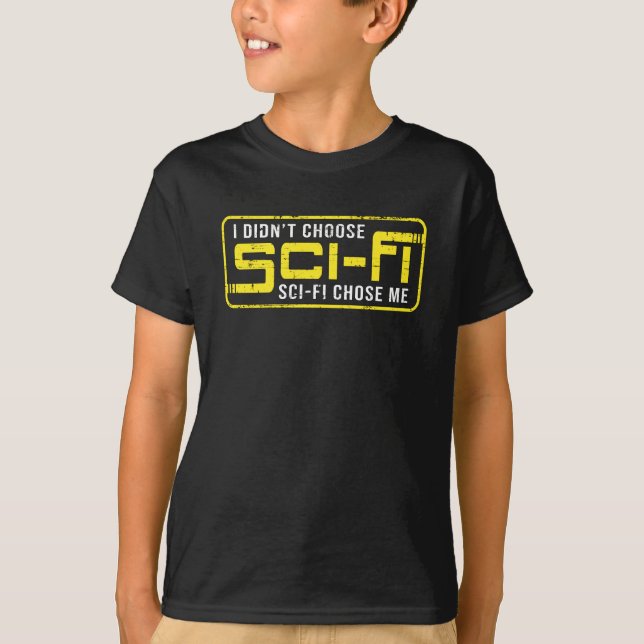 Science Fiction Space Ufo Sci-Fi Alien Funny Gift T-Shirt (Front)