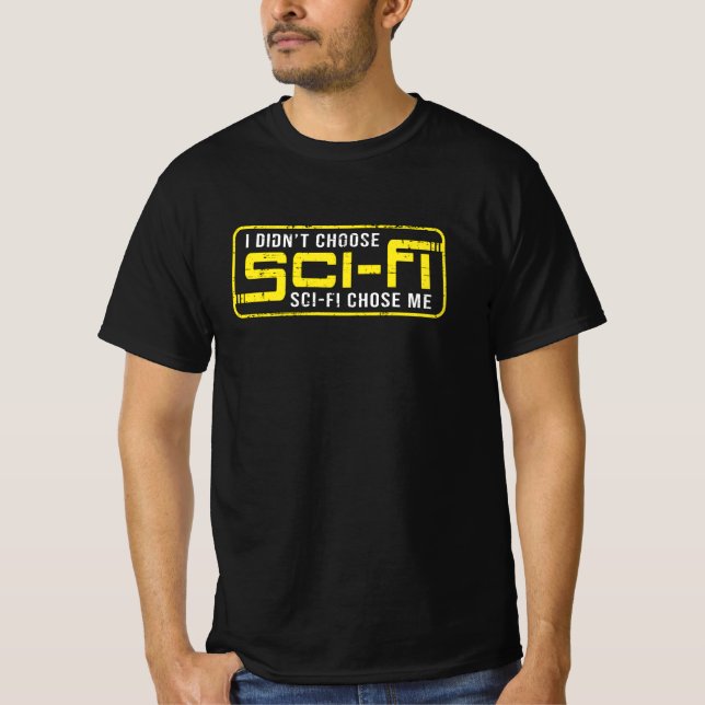 Science Fiction Space Ufo Sci-Fi Alien Funny Gift T-Shirt (Front)
