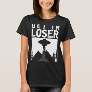 Science Fiction Ufo Abduction Alien Believer  Alie T-Shirt