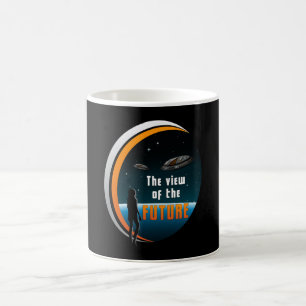 Science Fiction Ufo Space Alien Sci-Fi Funny Gift Coffee Mug