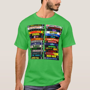 Science Fiction VHS Stack T-Shirt