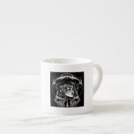 Science Fiction Woman Espresso Mug<br><div class="desc">A digital line drawing of a science fiction woman. 
Espresso Mug</div>